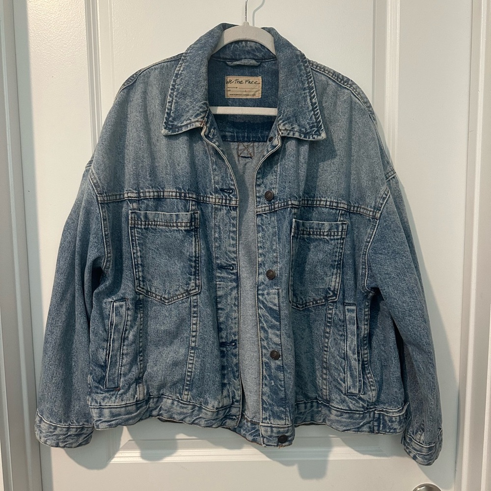 Free People Opal Swing Denim Jacket